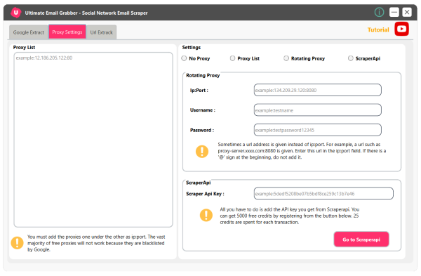 ult-mail-2 social network email scrapper